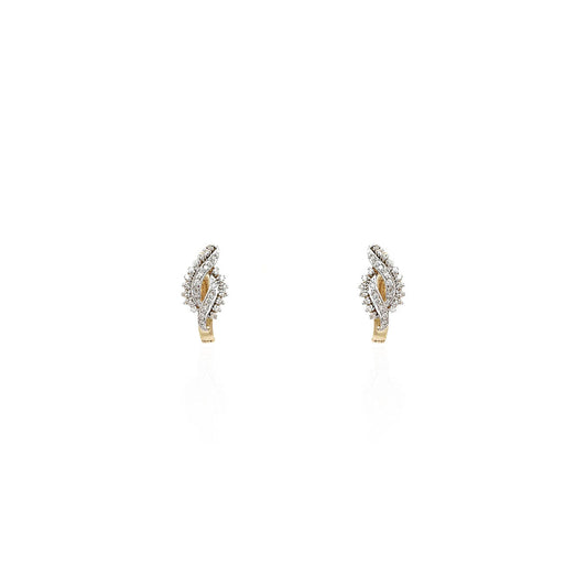 Nicola Glisten Diamond Hoop Earring