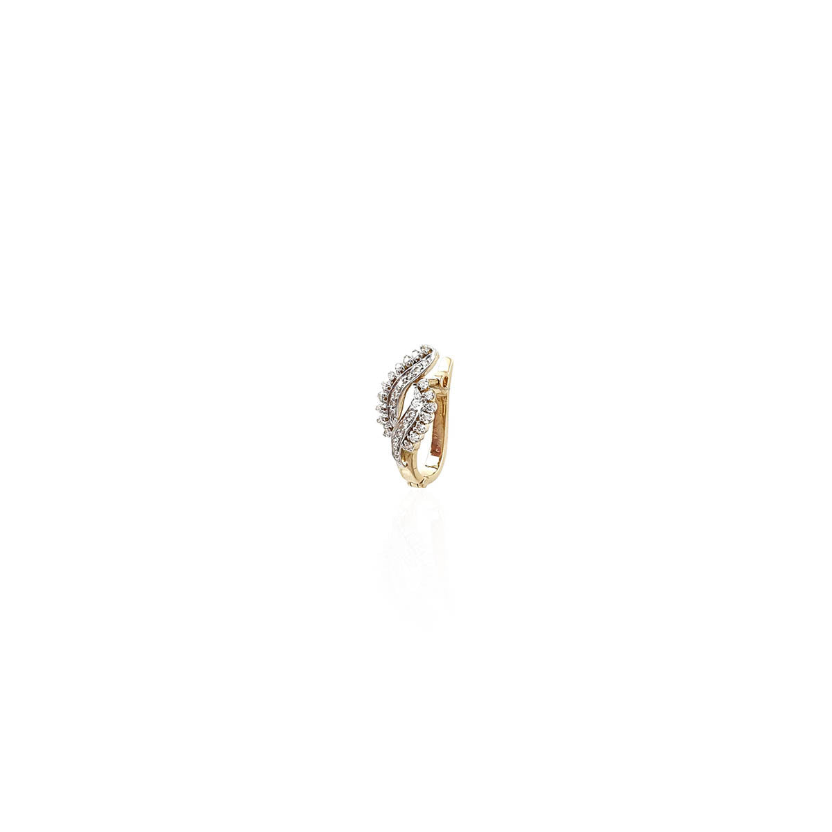 Nicola Glisten Diamond Hoop Earring