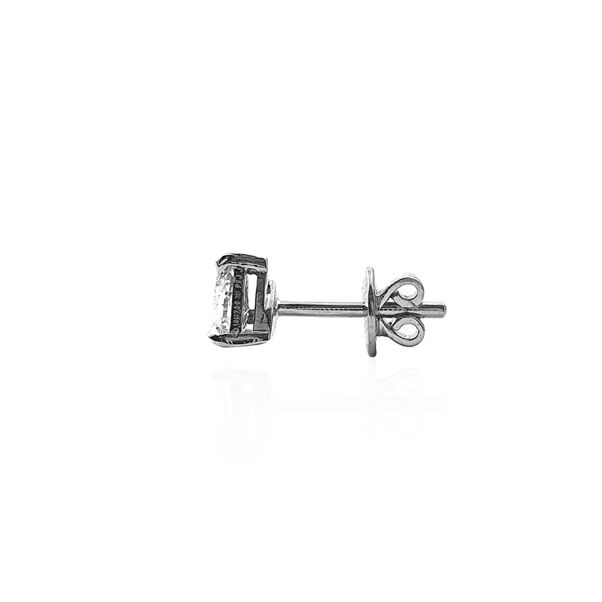 Lucette Diamond Solitaire Stud Earring