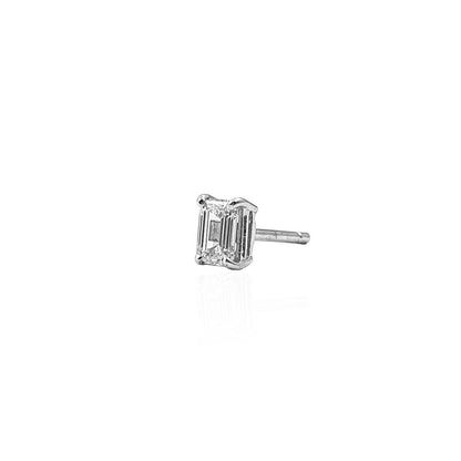 Lucette Diamond Solitaire Stud Earring