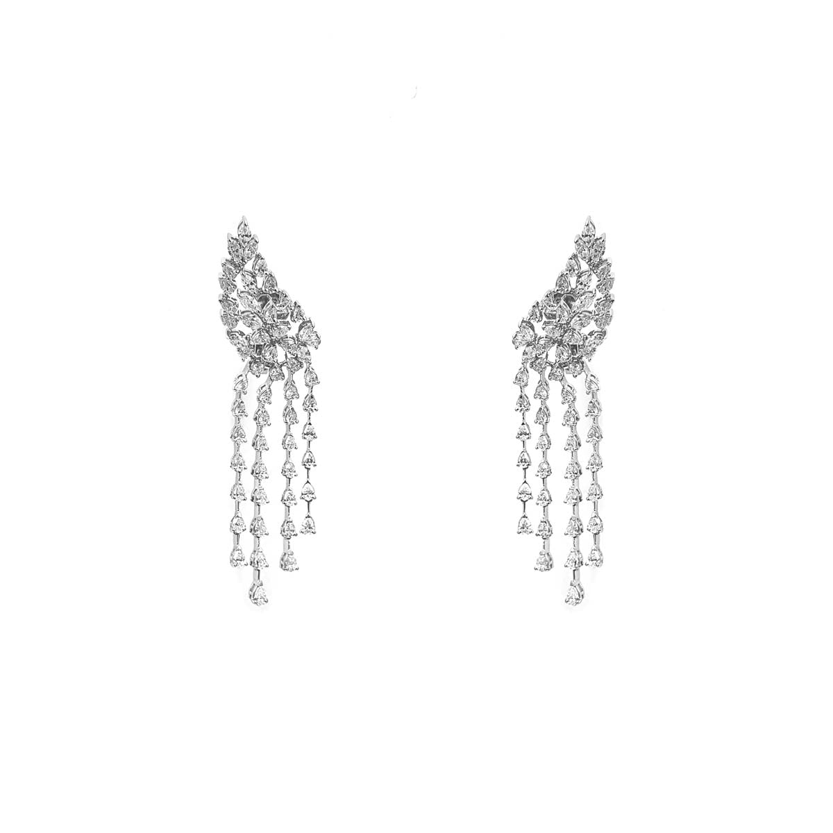 Rozalia Modern Dangler Diamond Earring