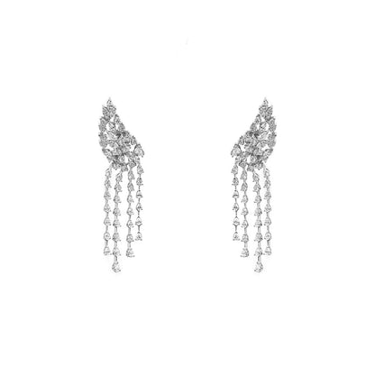 Rozalia Modern Dangler Diamond Earring