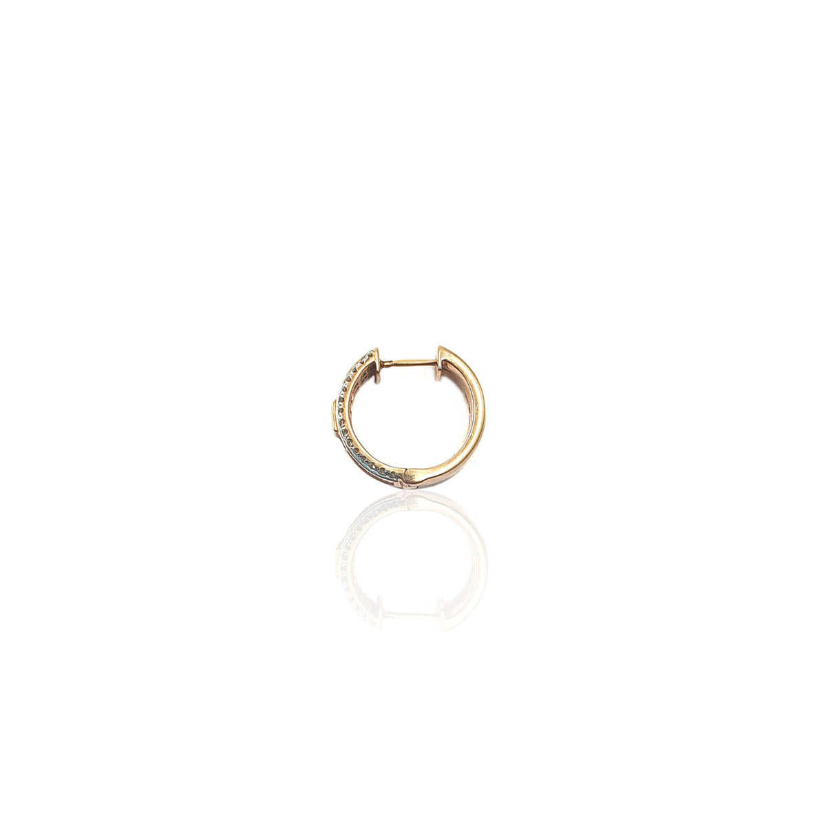 Emiliano Daily Wear Stylish Diamond Hoop Earring