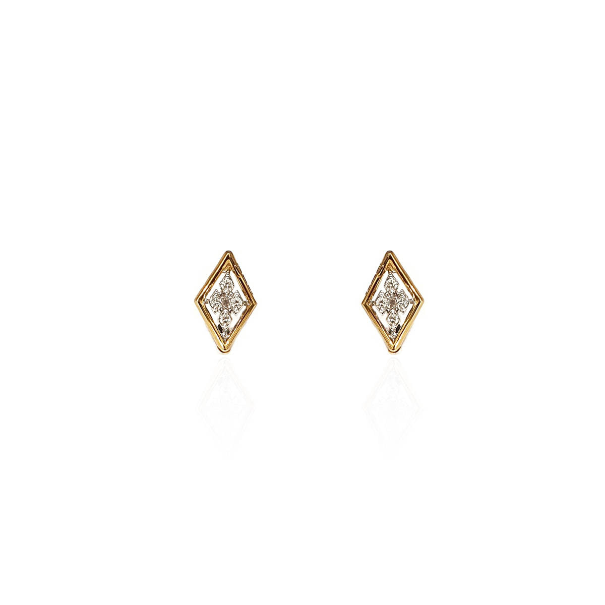 Mariella Rhombus Shape Diamond Earring