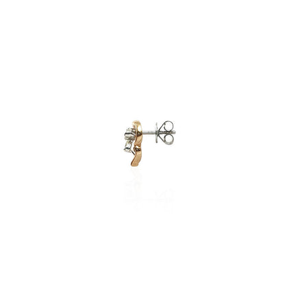 Lorenza Diamond Paan Stud Earring