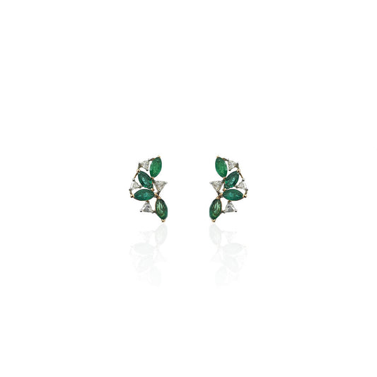 Lucilla Diamond Cluster Earring