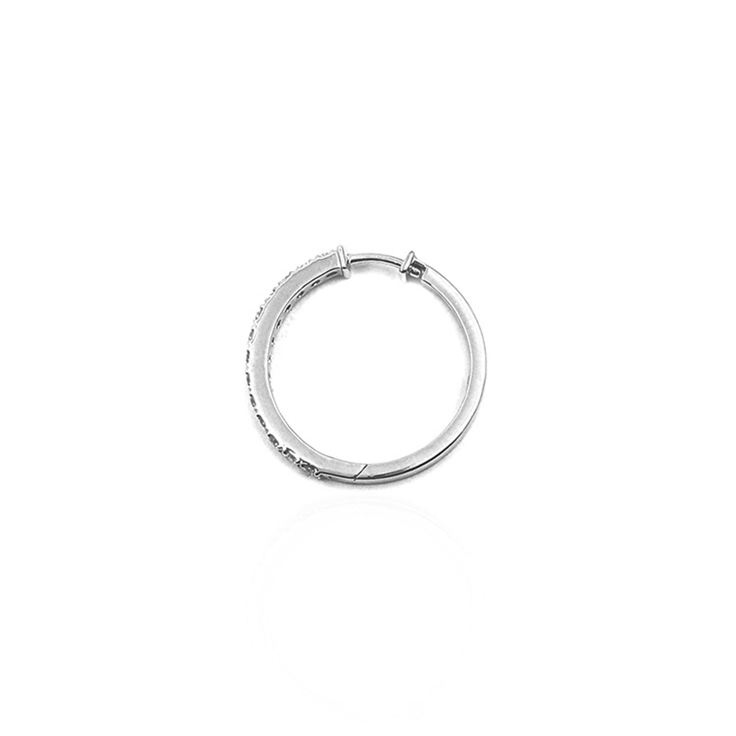 Gulielma One Liner Diamond Hoop Earring