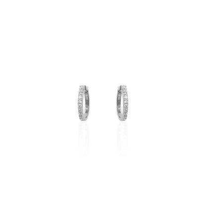 Horatia One Liner Diamond Hoop Earring