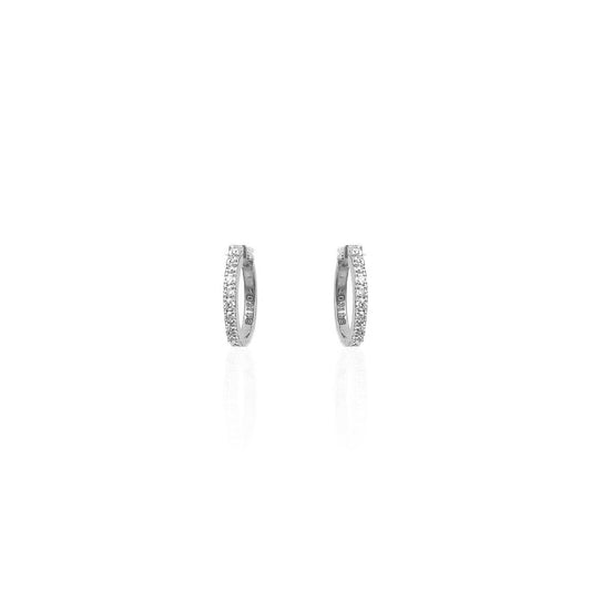 Horatia One Liner Diamond Hoop Earring