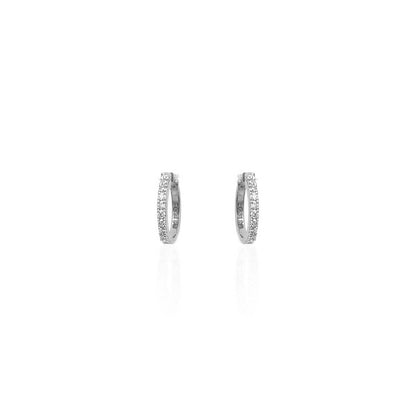 Jemma Twinkling Diamond Hoop Earring