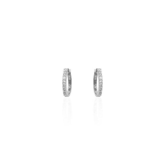 Jemma Twinkling Diamond Hoop Earring