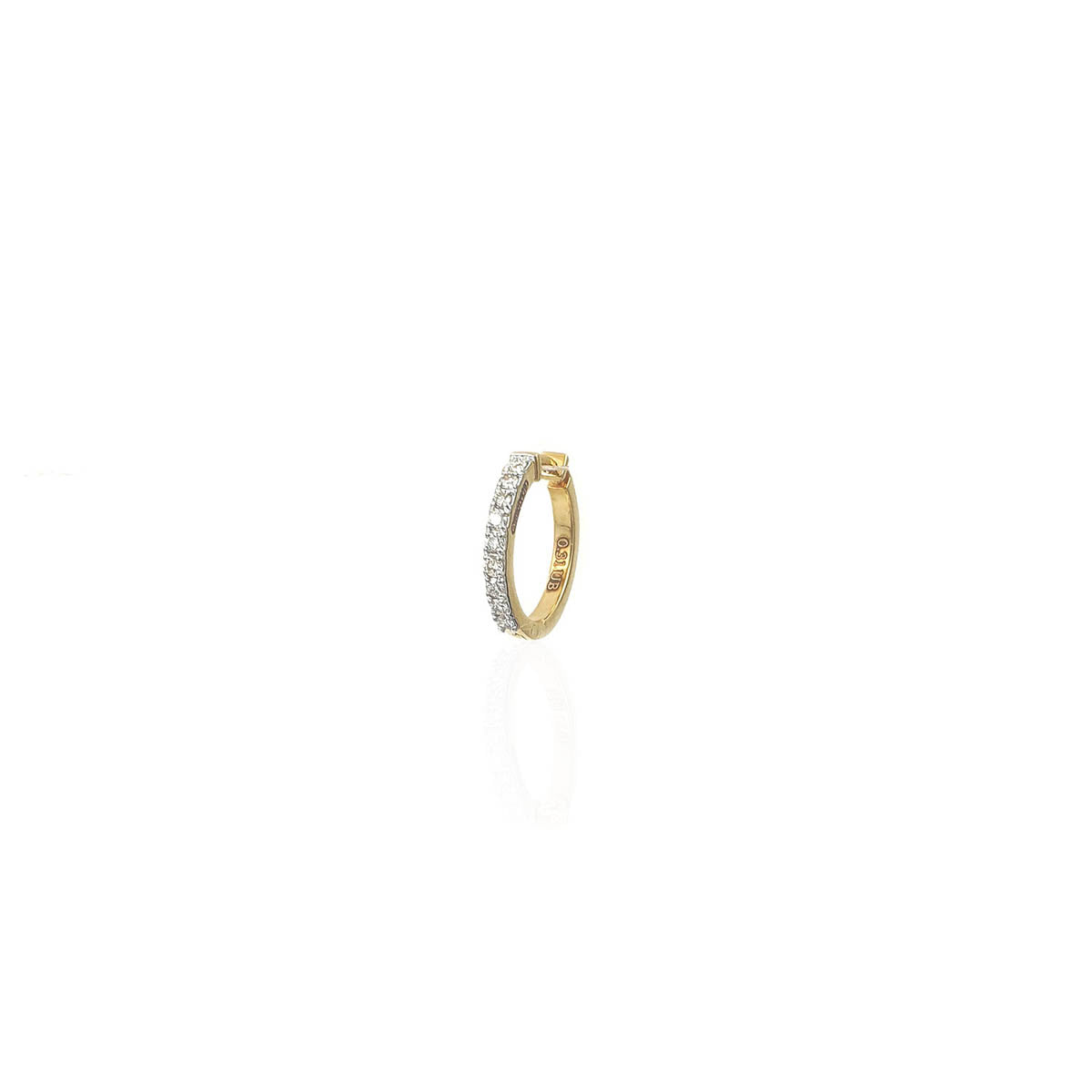 Maria Daily Wear Diamond Hoop Earring