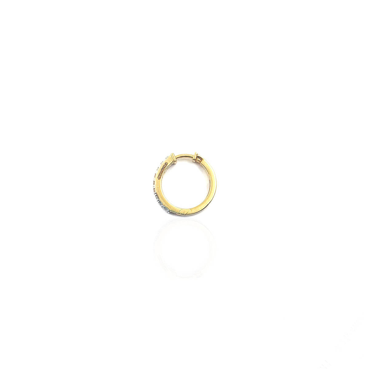 Isabella Twinkling Diamond Hoop Earring