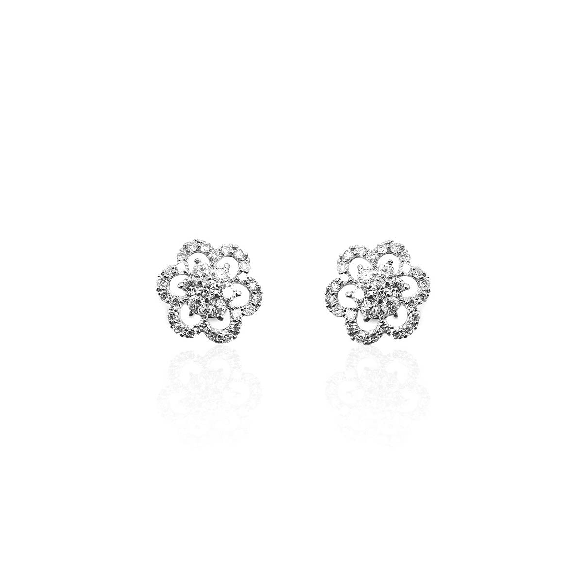 Fortuna Actinomorphic Diamond Earring