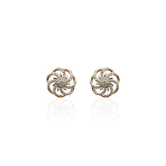 Margherita Snowflake Diamond Stud Earring