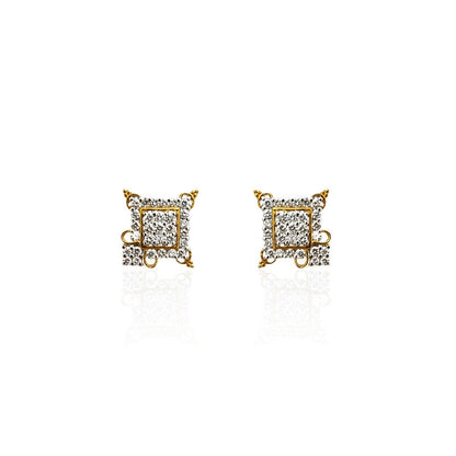 Liliana Diamond Square Stud Earring