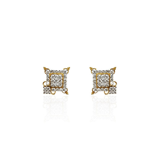 Liliana Diamond Square Stud Earring