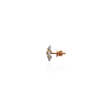 Sienna Floral Diamond Stud Earring