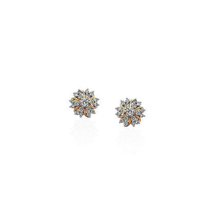 Isabella Swirl Diamond Stud Earring