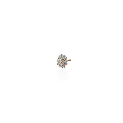 Isabella Swirl Diamond Stud Earring