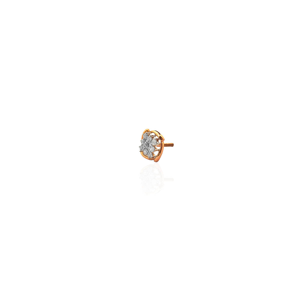 Adelle Precisely Diamond Stud Earring