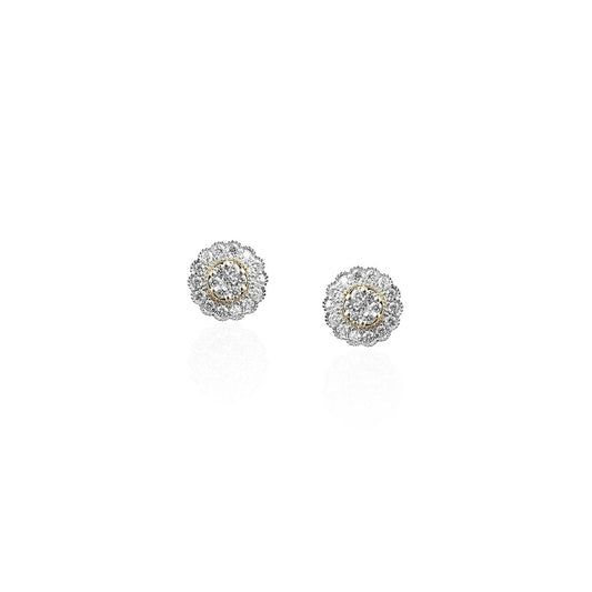 Adalie Roundish Diamond Stud Earring