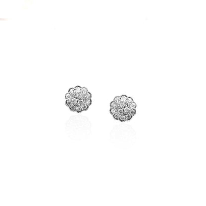 Adelise Glossy Diamond Stud Earring