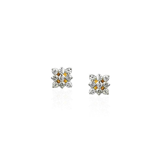 Adalicia Diamond Stud Earring