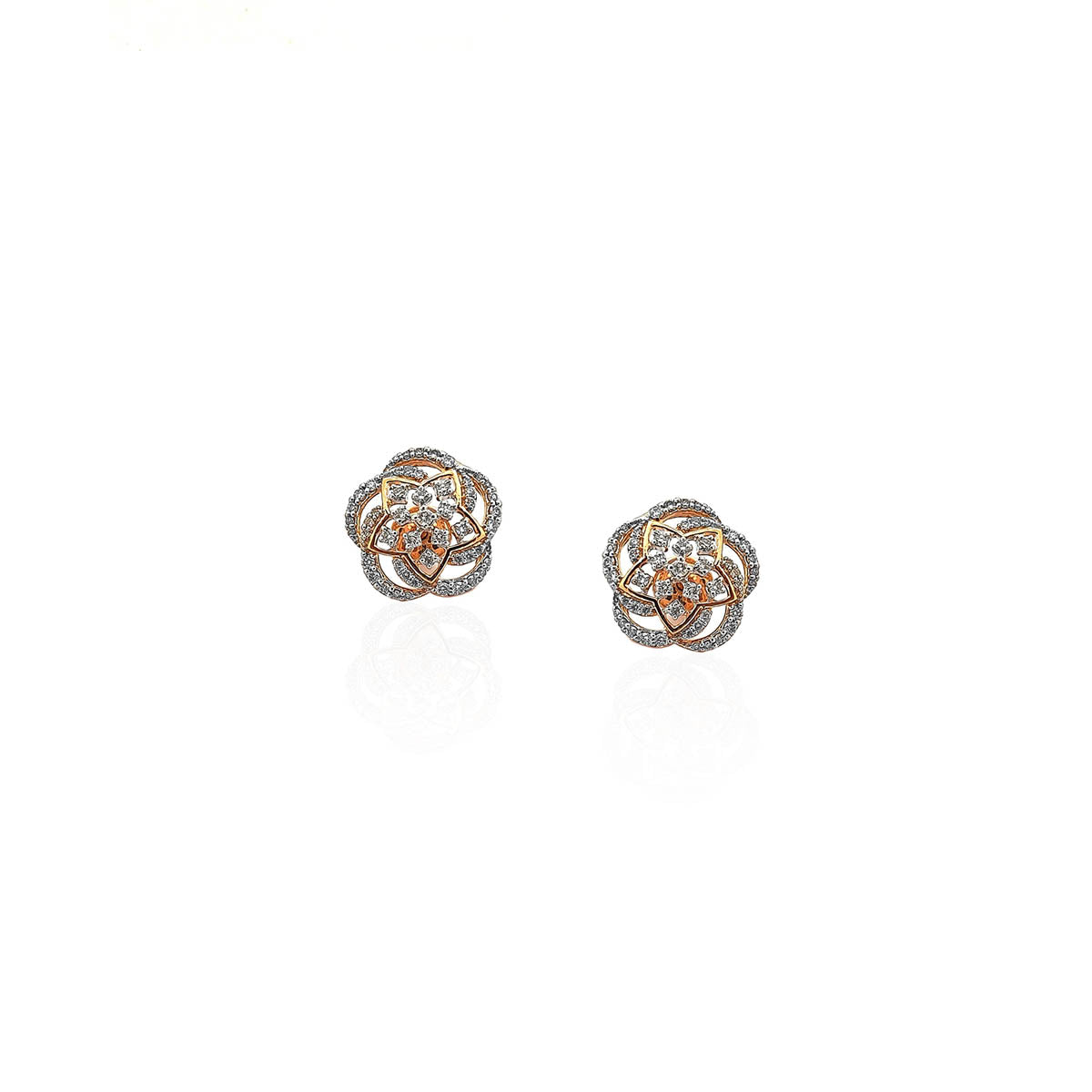 Adelisa Shiny Diamond Stud Earring