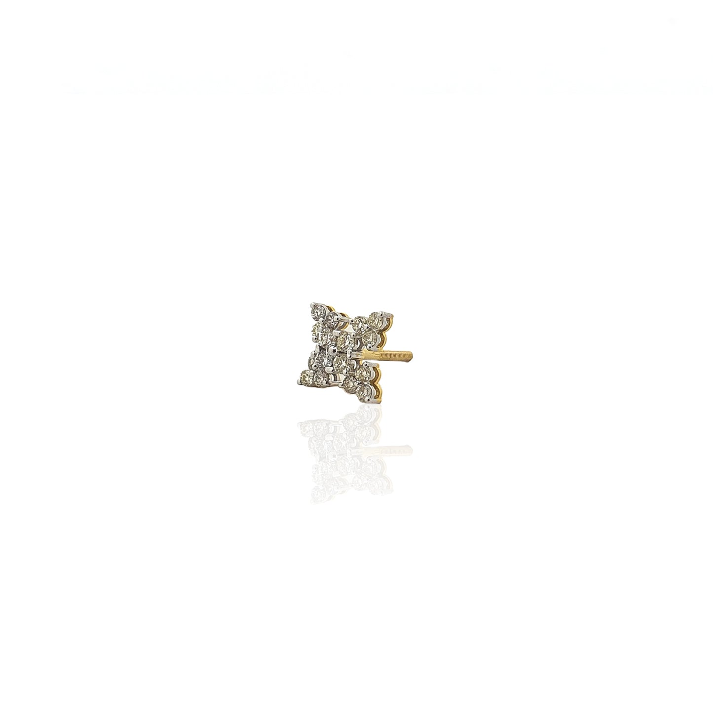 Lucrezia Radiant Diamond Stud Earring