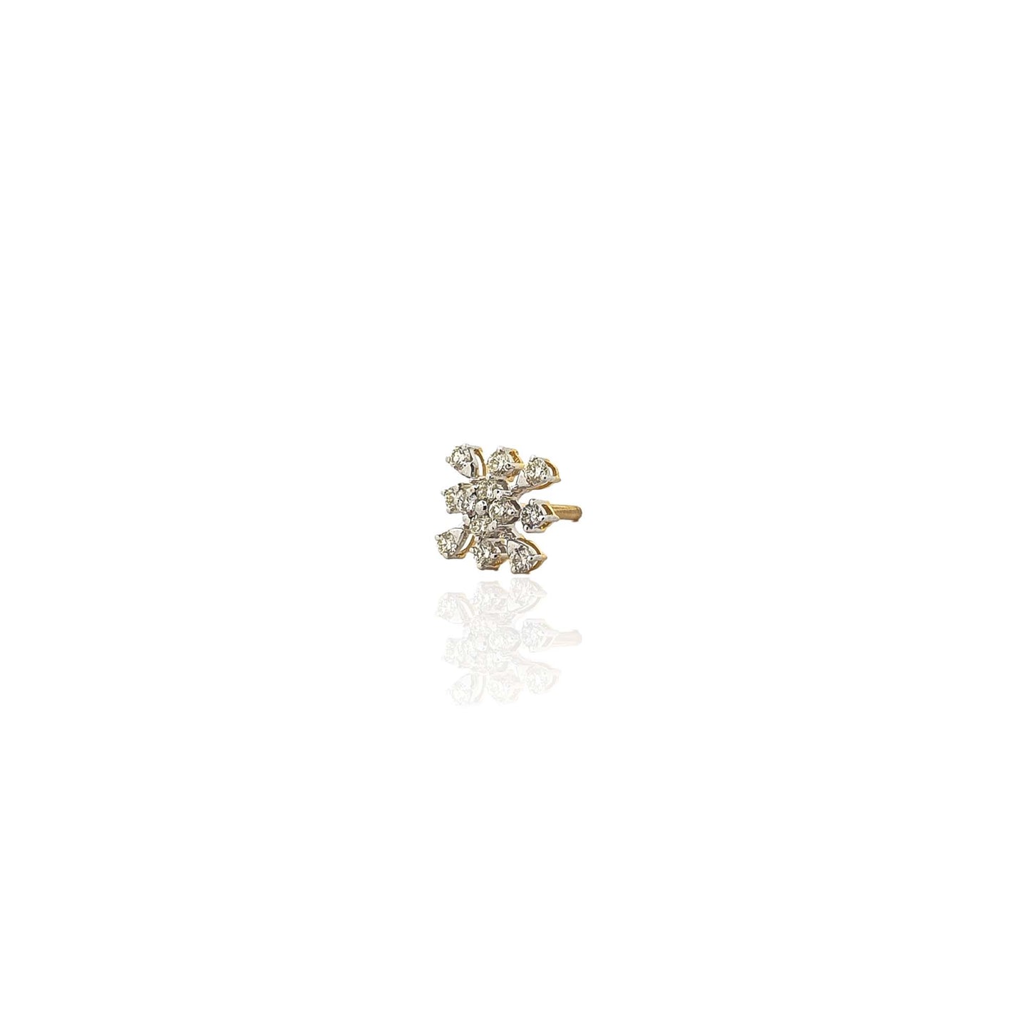 Isabella Shimmering Diamond Stud Earring