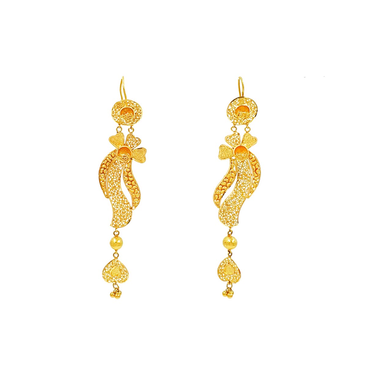 Gold Hanging Earrings