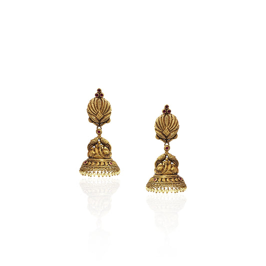 Hiranmayi Antique Gold Earring