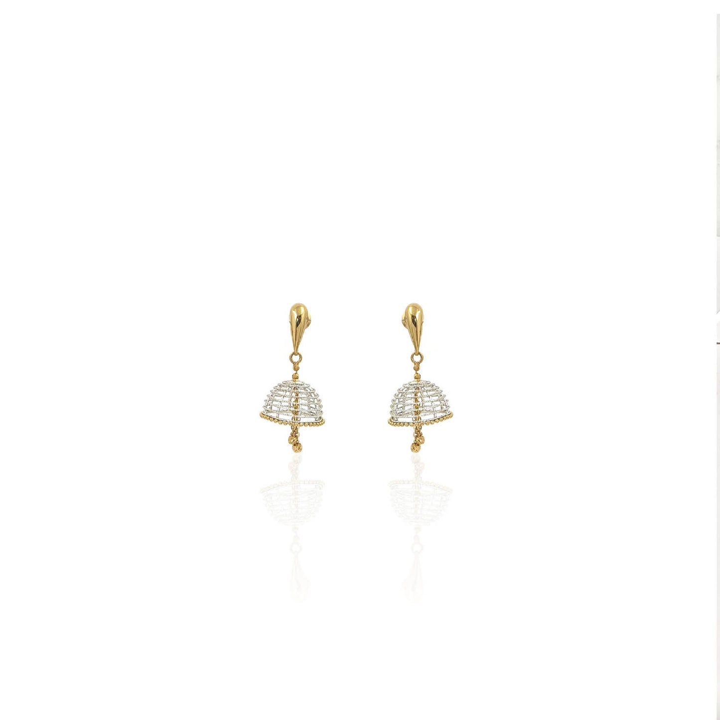 Aabharana Gold Drop Fancy Earring