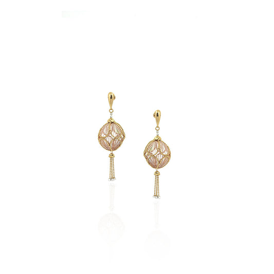 Aadarshini Sphere Shaped Fancy Gold Earring