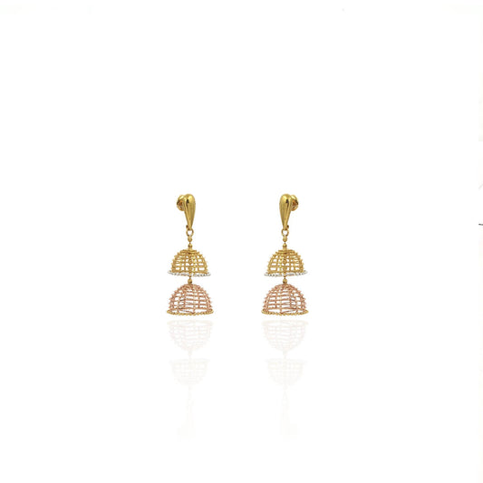 Aadrika Sparkling Gold Earring