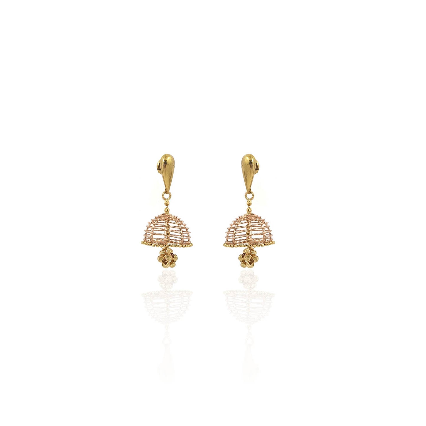 Aahana Fancy Gold Earring