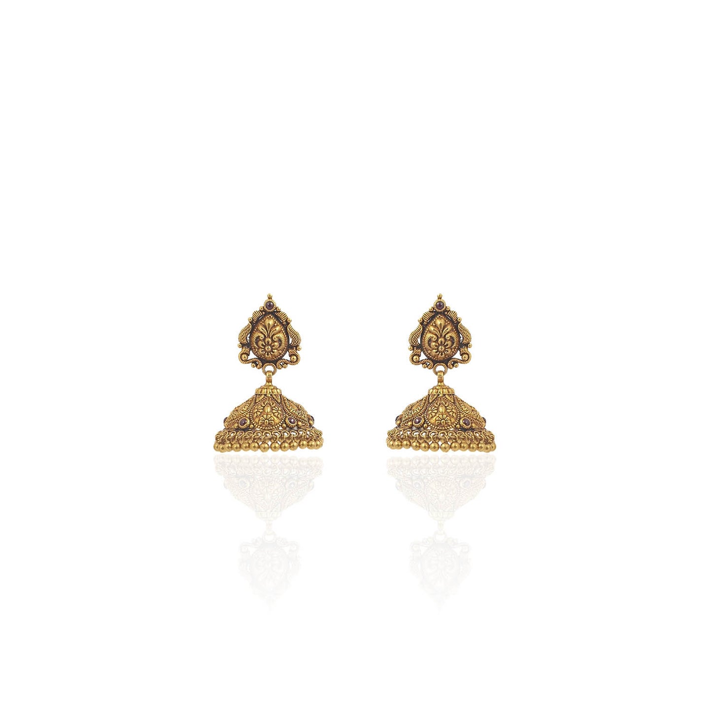 Aanadi Antique Gold Earring