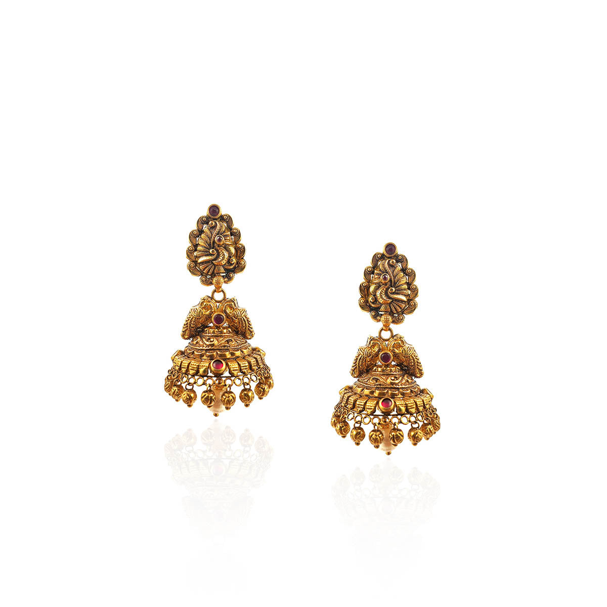 Aakriti Antique Gold Earring