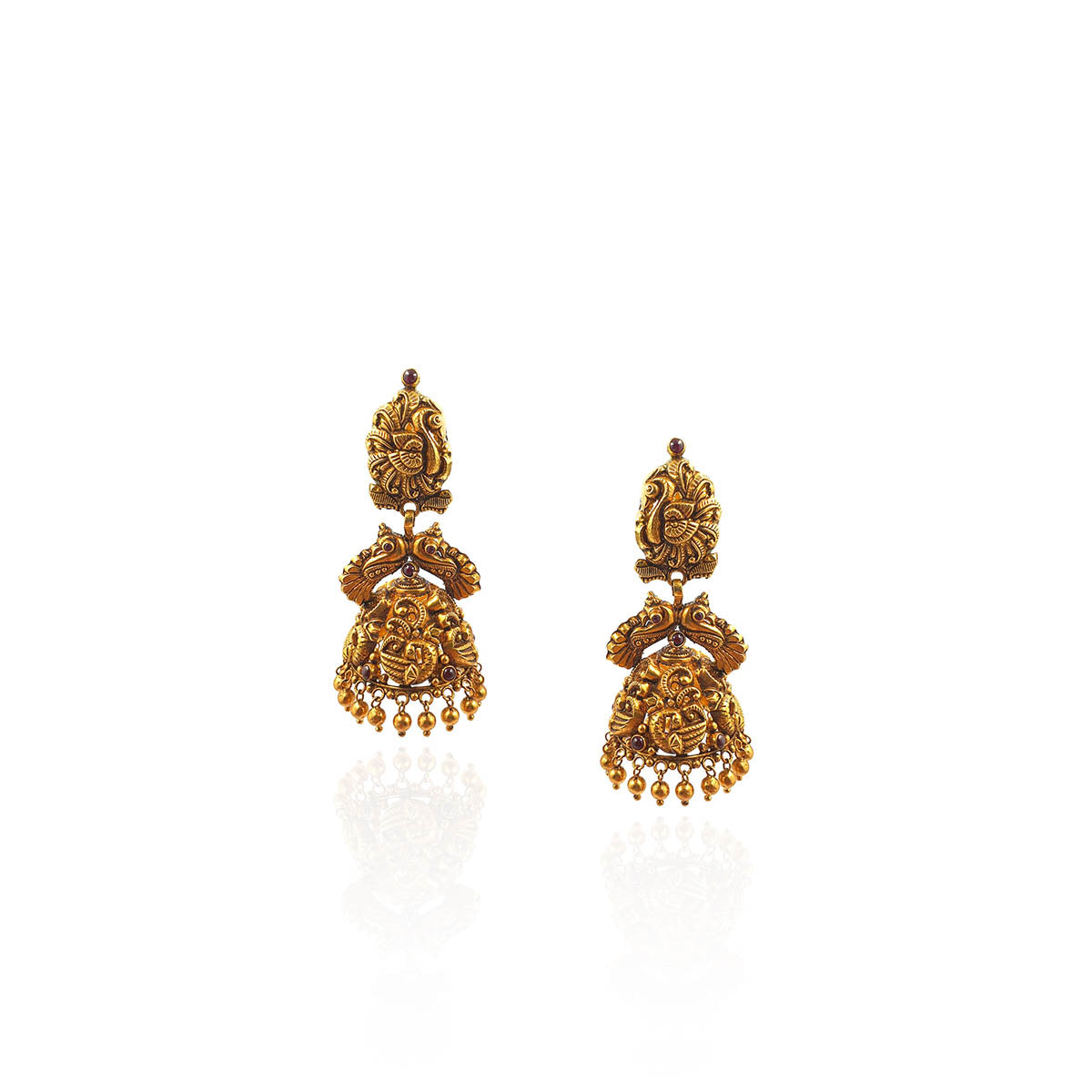 Anusree Antique Gold Earring