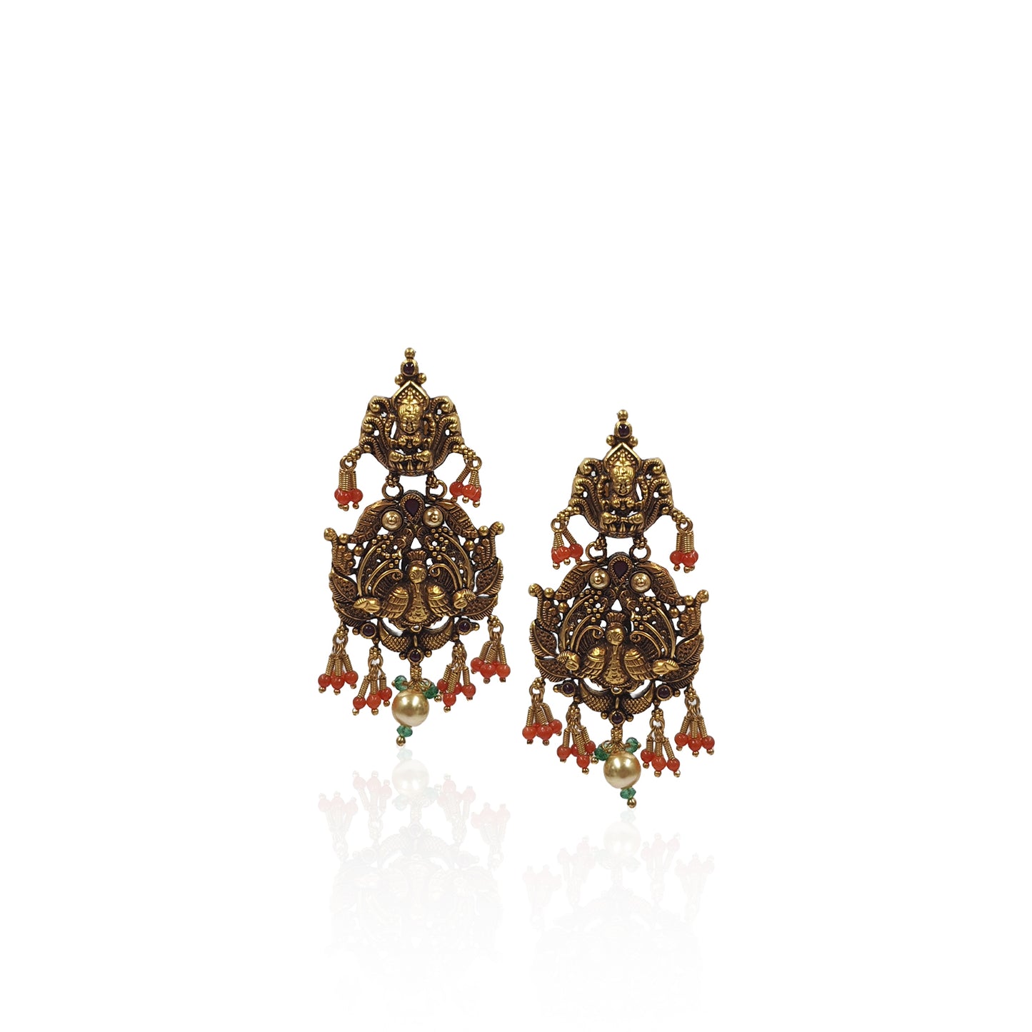 Goddess Maa Shraddha Gold Earring