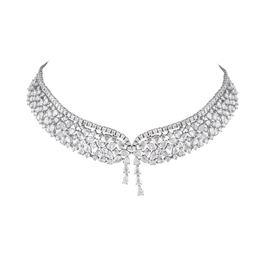 Ethereal Lace Diamond Choker