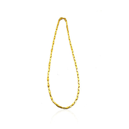 Gentlemen's Draft Classic 22K Yellow Gold Chain for Men