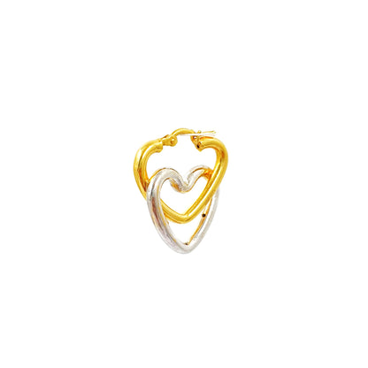 Mini Heart 
gold earring