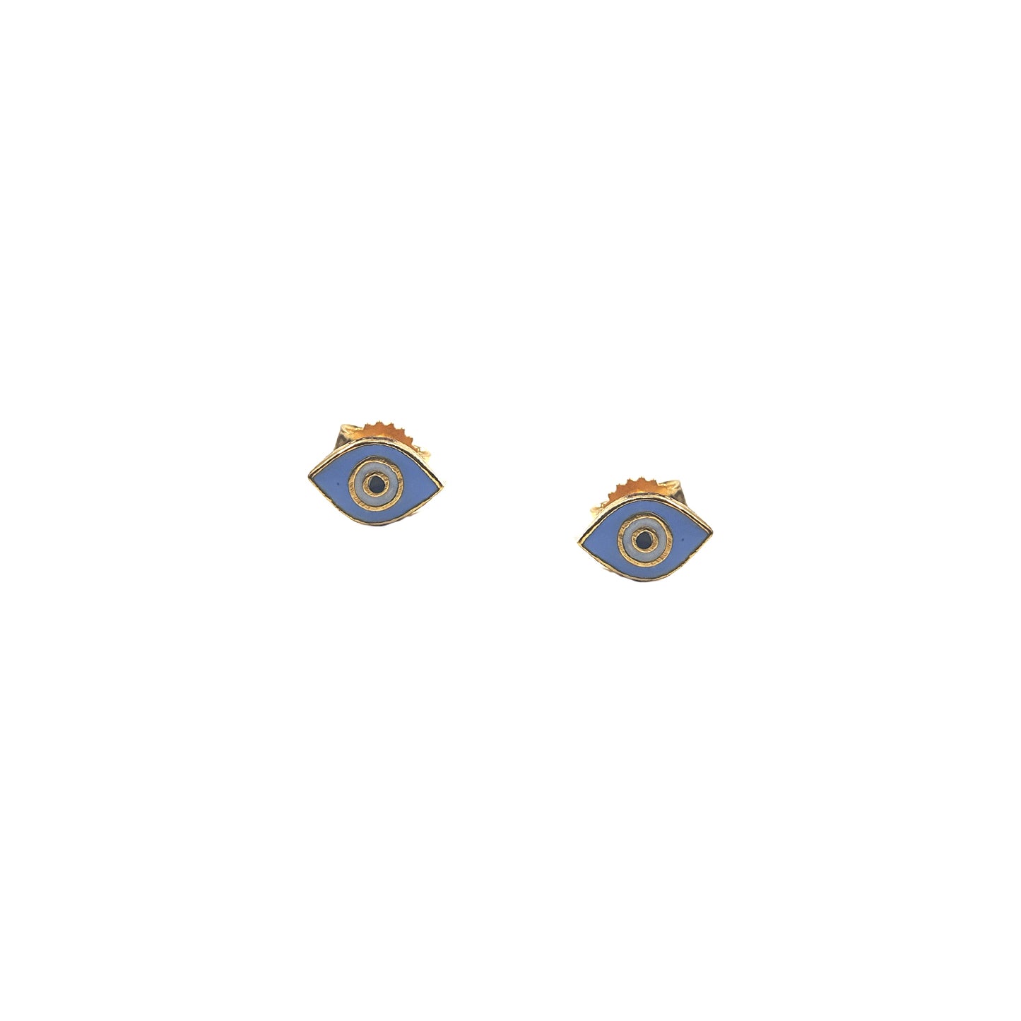 Blue Eye Gold earrings