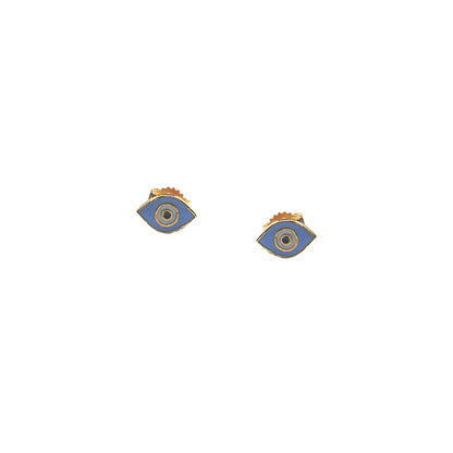 Blue Eye Gold earrings