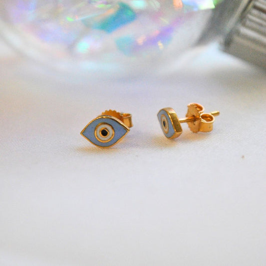 Blue Eye Gold earrings