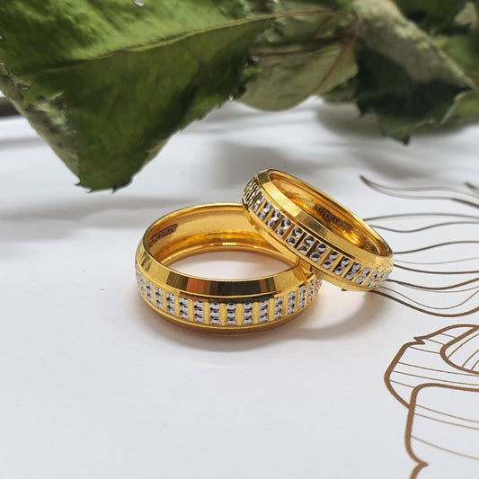 Timeless Elegance: Gold Couple Band Rings for Forever Love
