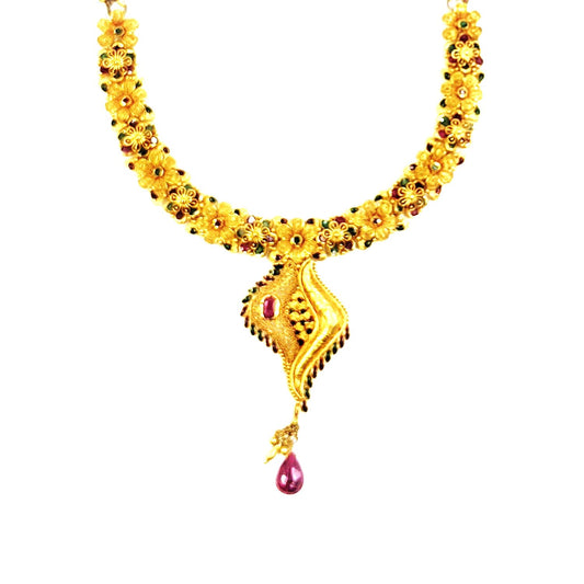 Samaira Gold Necklace