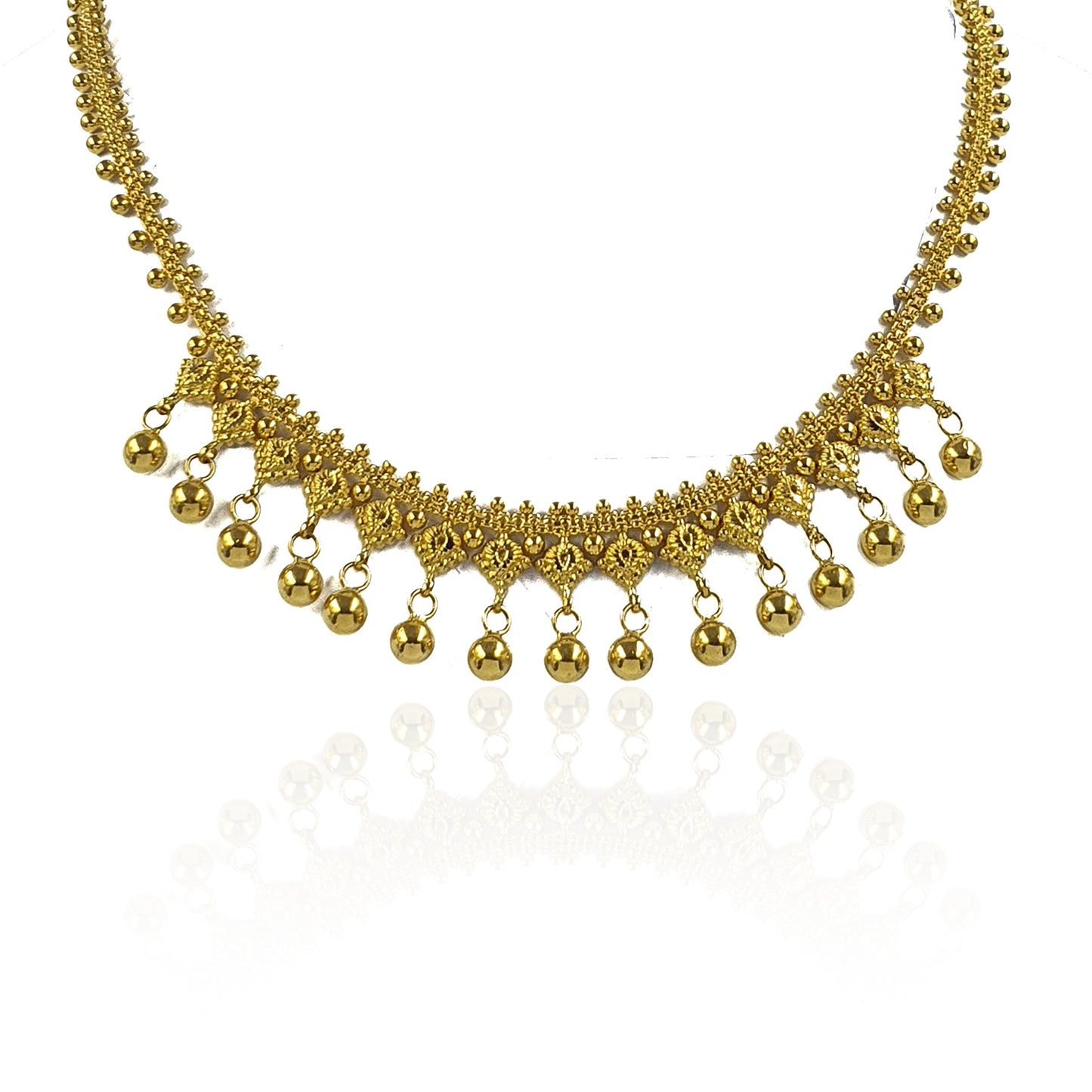 Prisha Gold Necklace